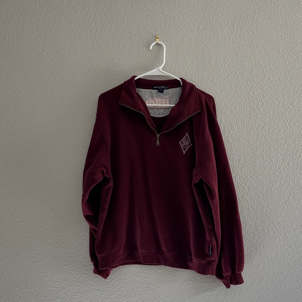 Vintage Pi Beta Phi Quarter Zip Sweatshirt